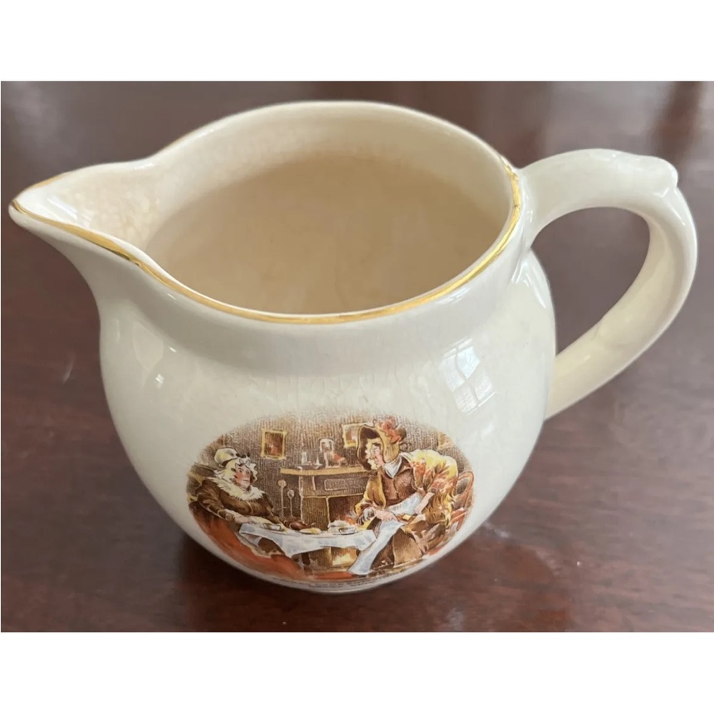 Vintage English Ware Cream Pitcher by Lancaster & Sandland, Hanley England.
